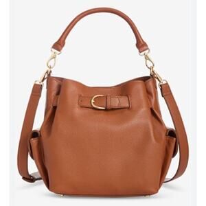 on 34th ansleyy bucket bag Top Handle Crossbody Bag Brown